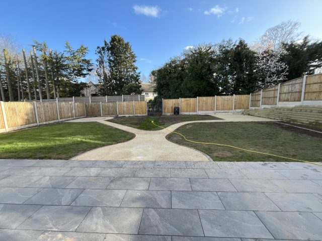 Resin bonded gravel path